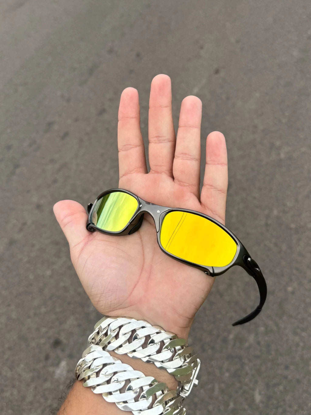 Juliet Carbon Polished Lentes Gold
