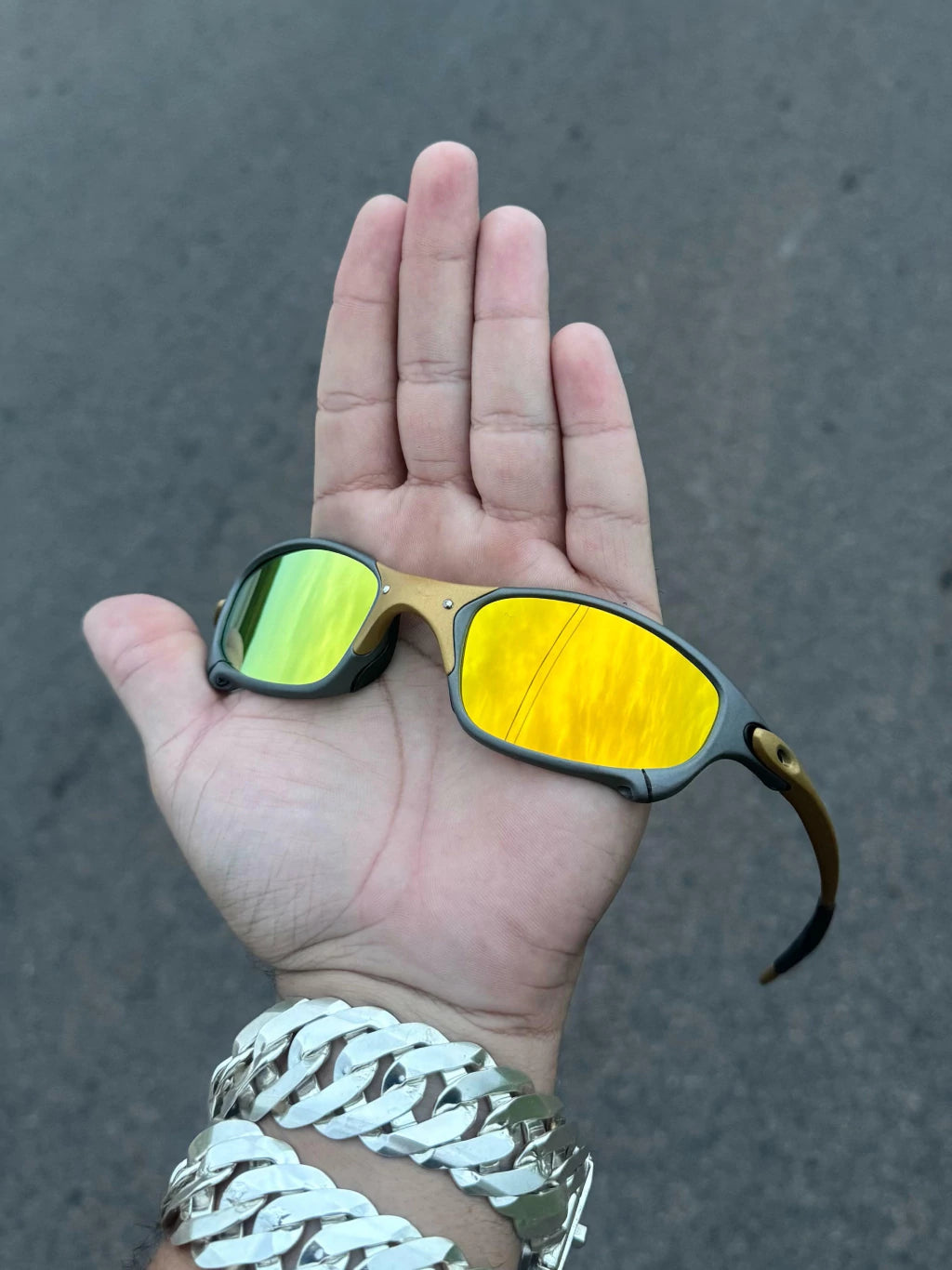 Juliet 24k X Metal Lentes Gold