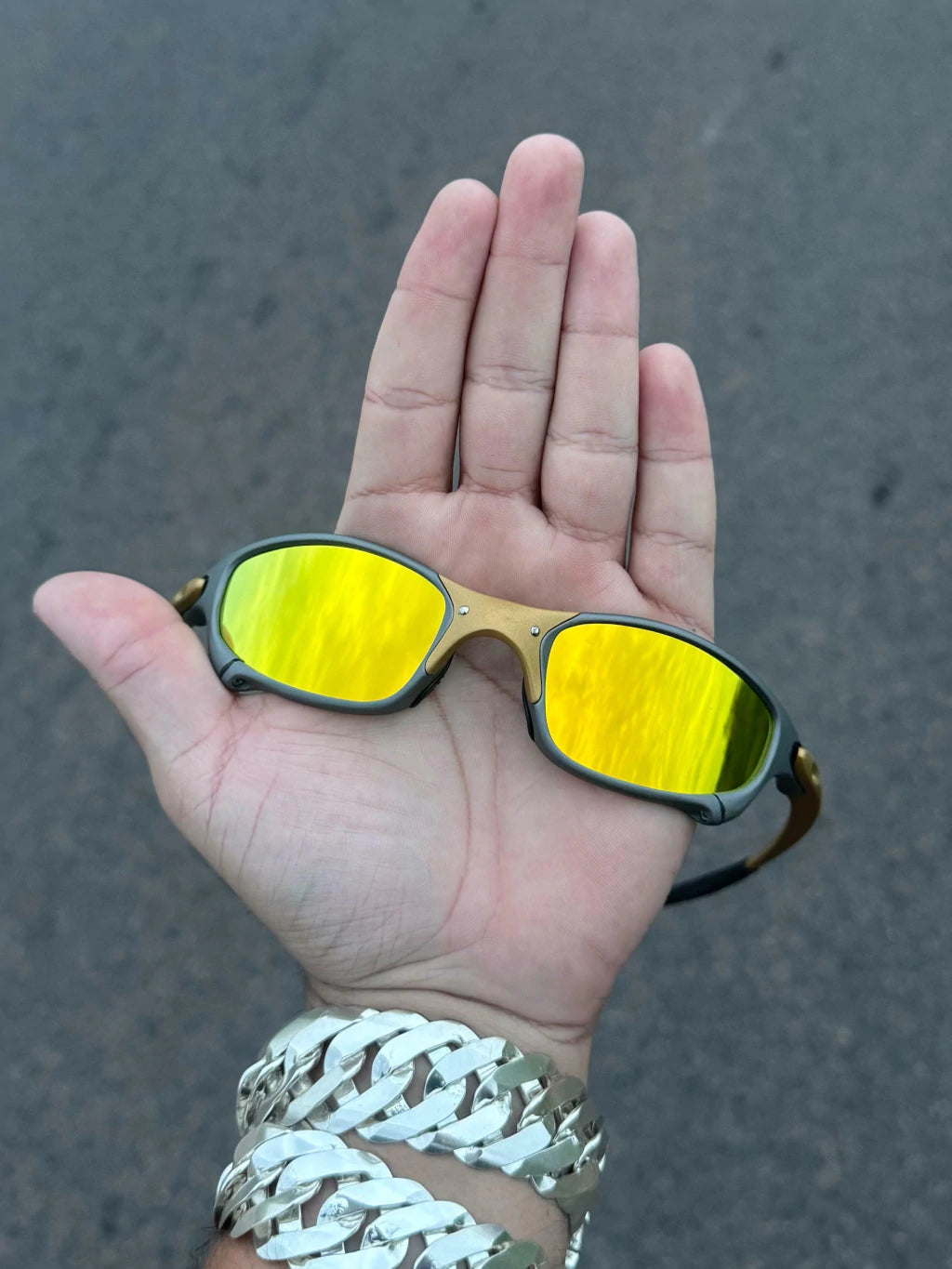 Juliet 24k X Metal Lentes Gold