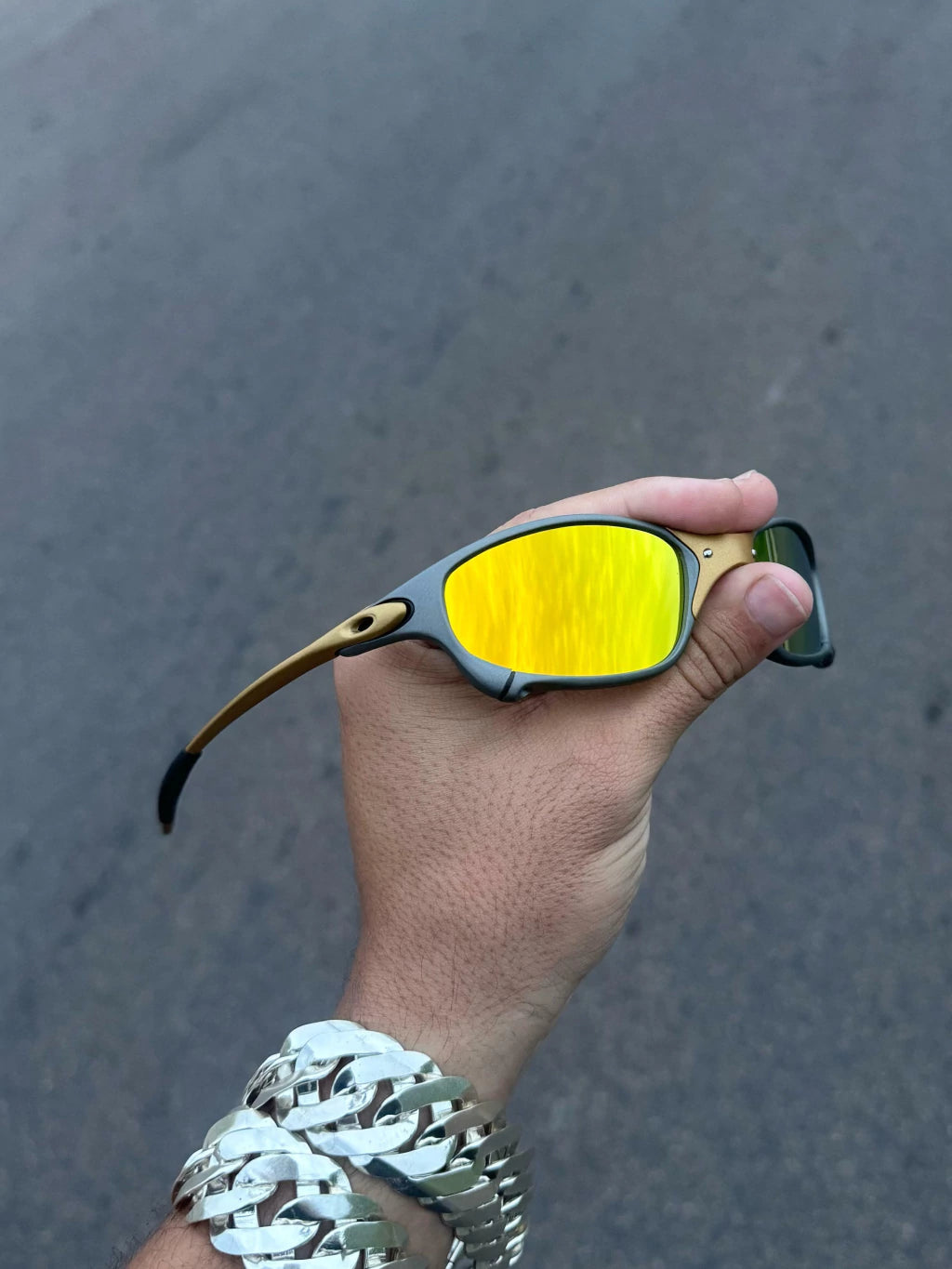 Juliet 24k X Metal Lentes Gold