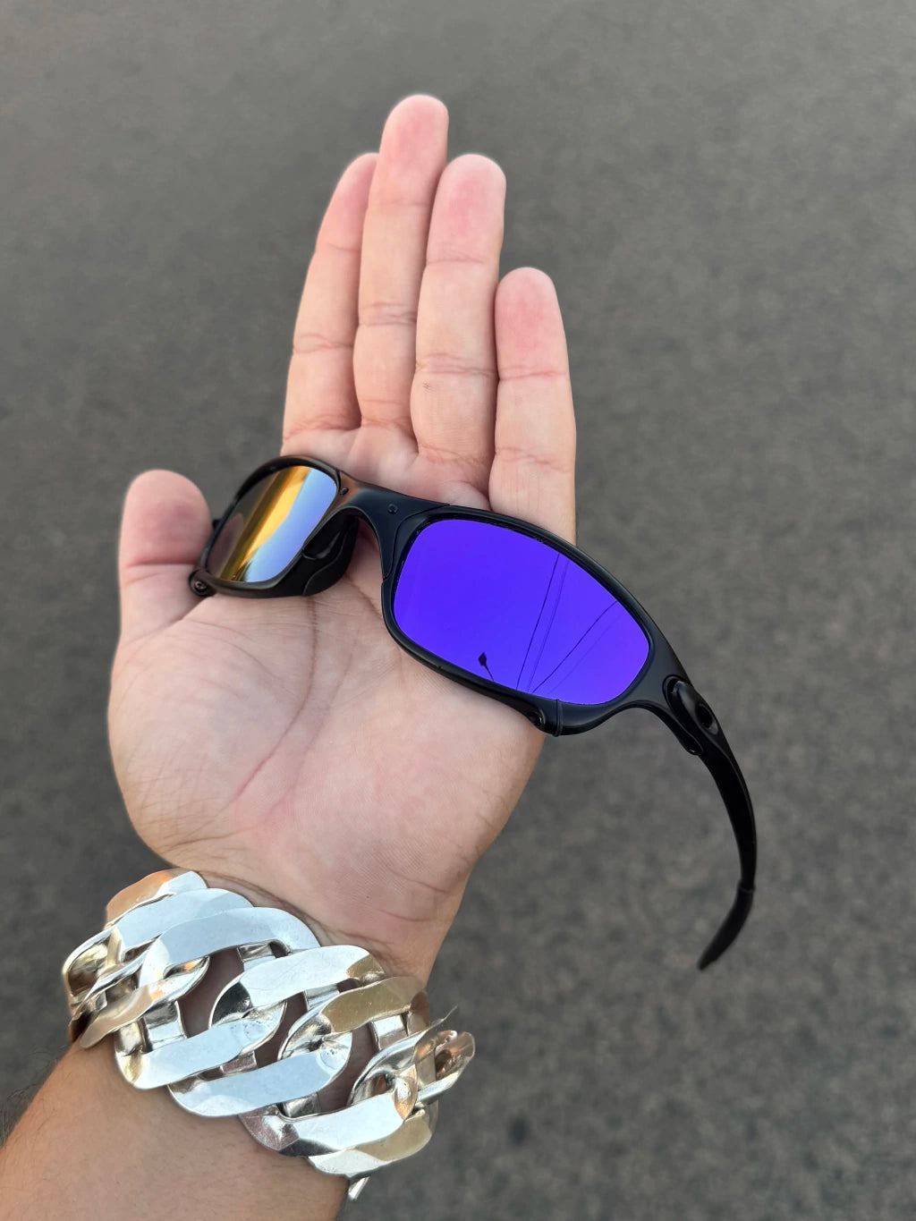 Juliet Carbon Lentes Violet Kit Preto