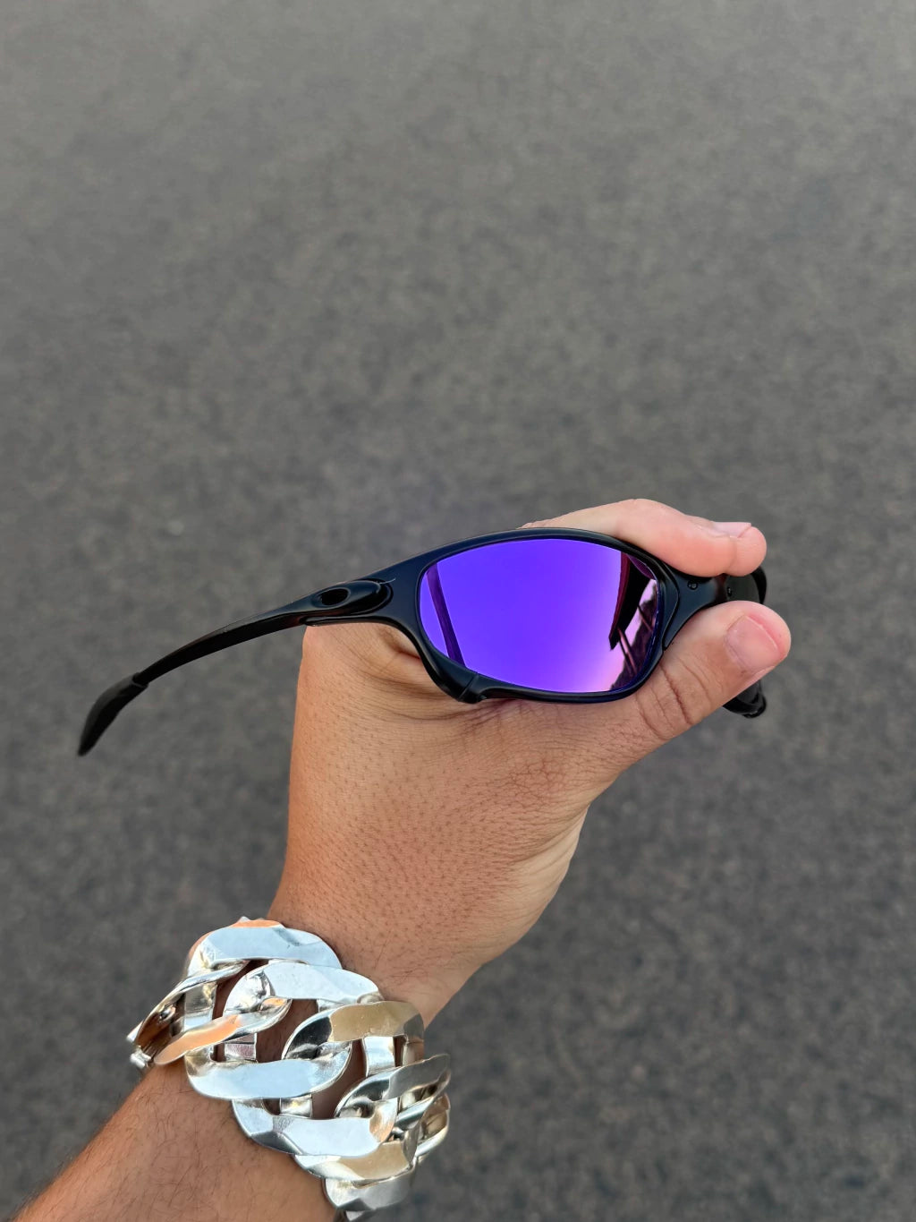 Juliet Carbon Lentes Violet Kit Preto