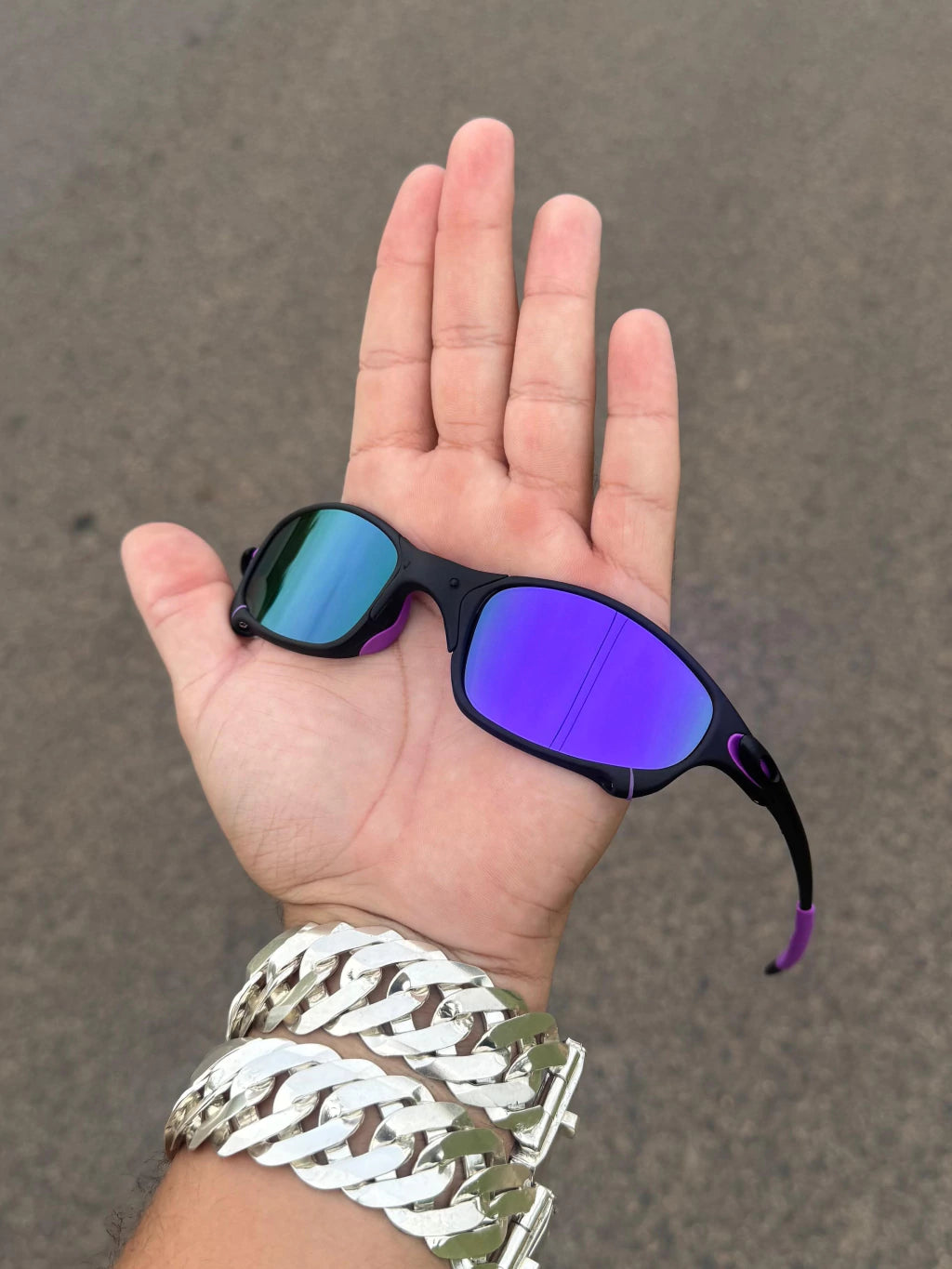 Juliet Carbon Lentes Violet Kit Roxo