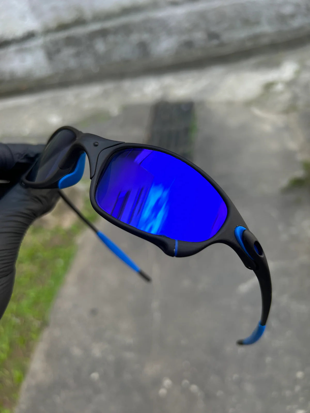 Juliet Carbon Neon Blue Kit Azul