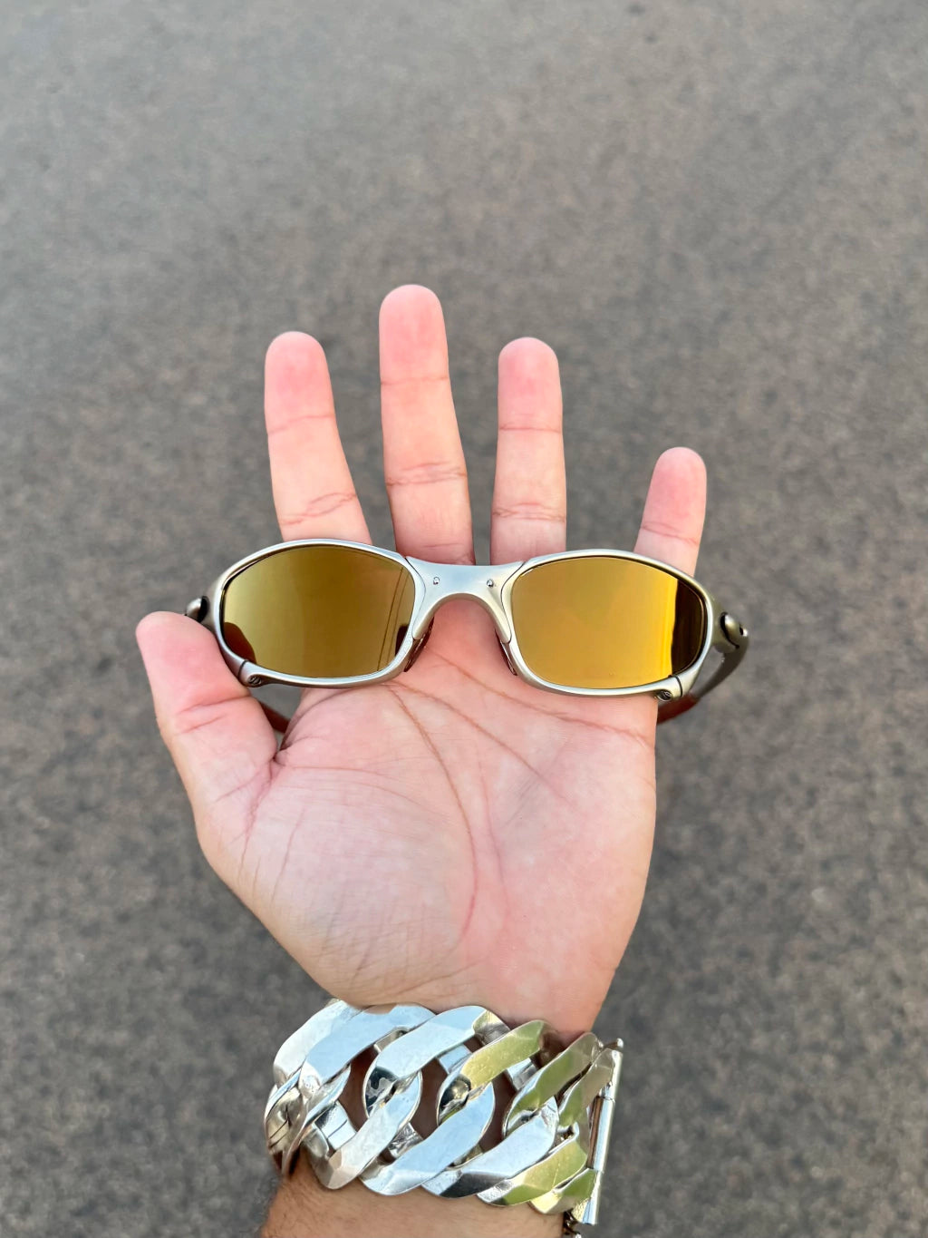 Juliet Plasma Lentes Gold Café Kit Marrom