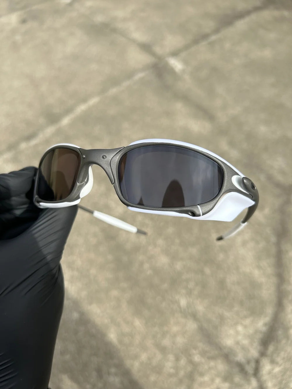 Juliet X-Metal Black Kit Branco c/ Side Blinder