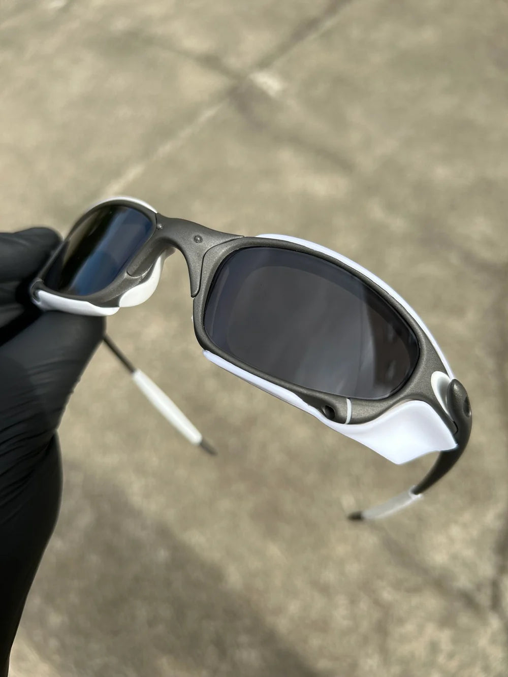 Juliet X-Metal Black Kit Branco c/ Side Blinder