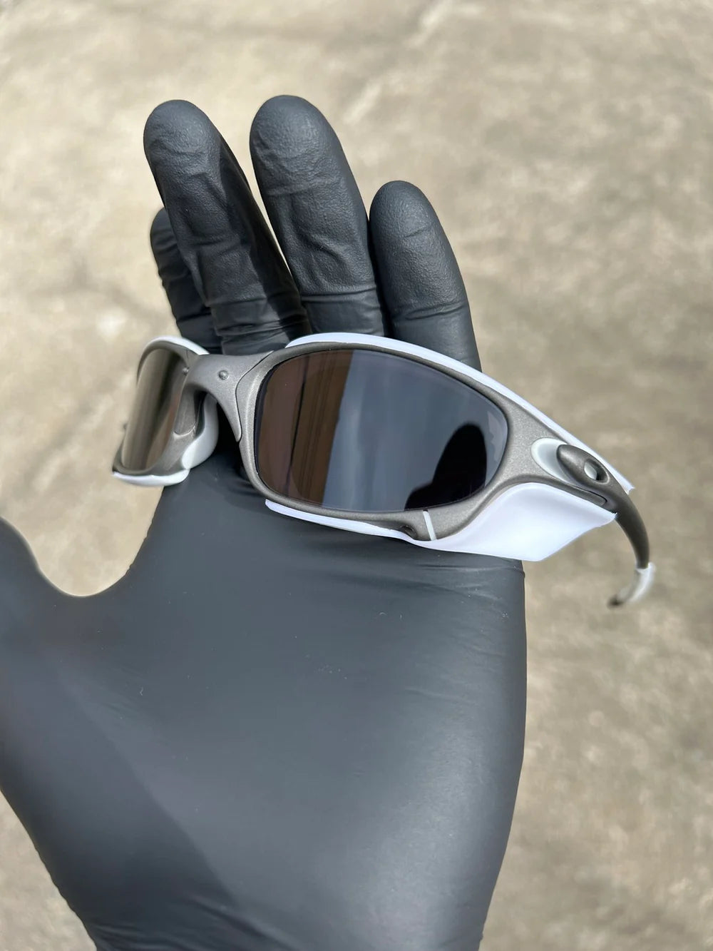 Juliet X-Metal Black Kit Branco c/ Side Blinder